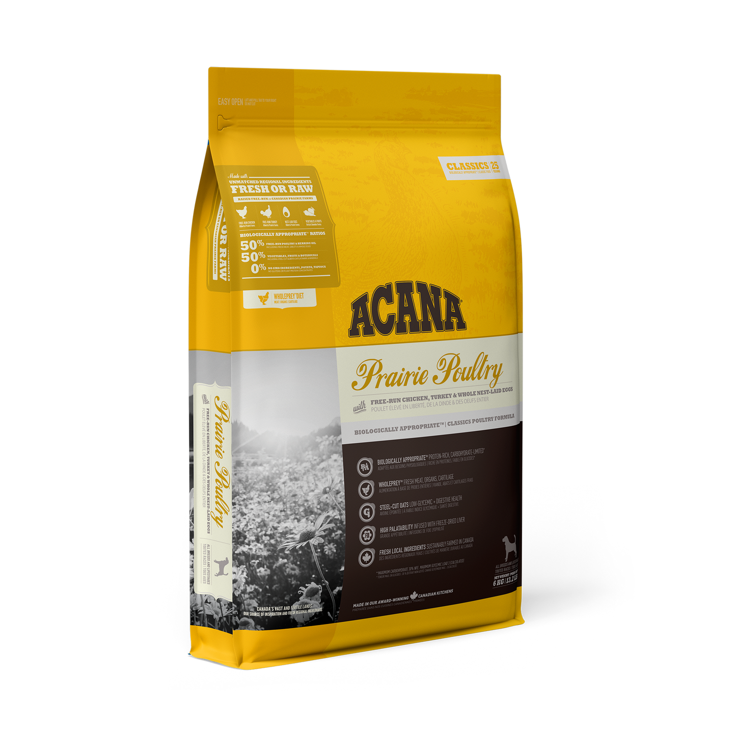 ACANA CLASSICS DOG PRARIE POULTRY 6KG.