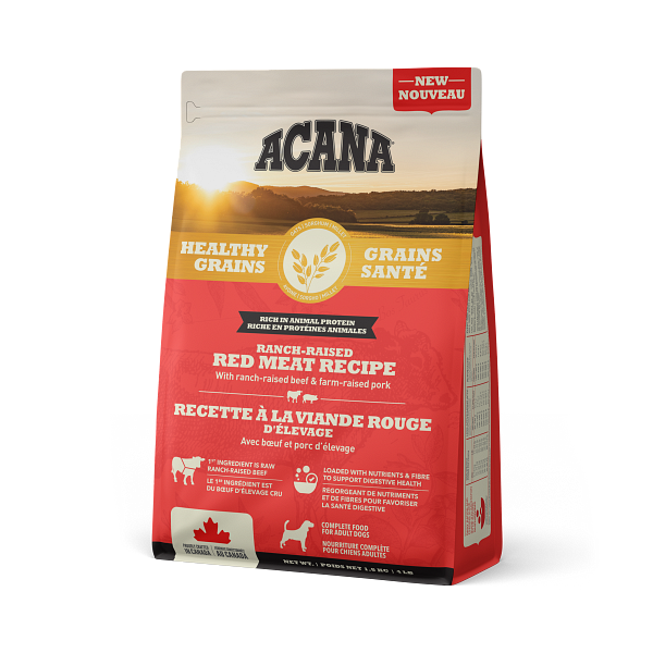 ACANA GRAINS-RED MEAT RECEIPE 1.8KG