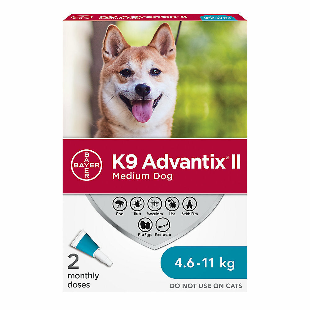 K9 ADVANTIX F/MED DOG 4.6-11KG 1.0ML