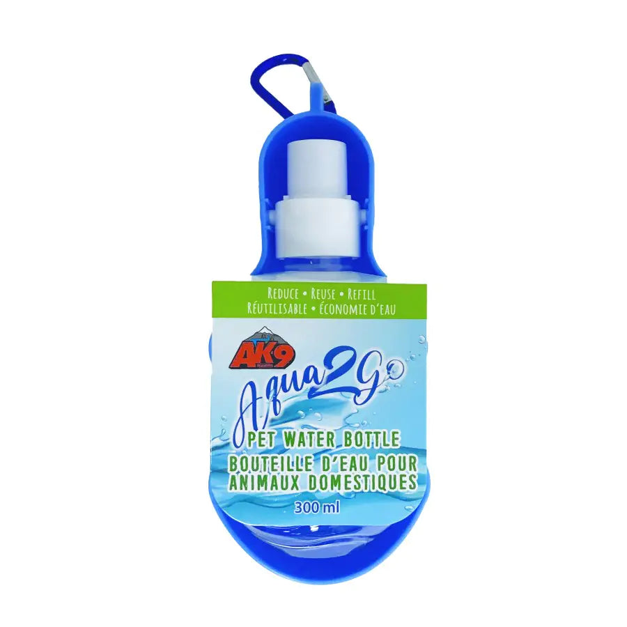 AK-9 AQUA2GO PORTABLE PET WATER BOTTLE/BOWL 500ML