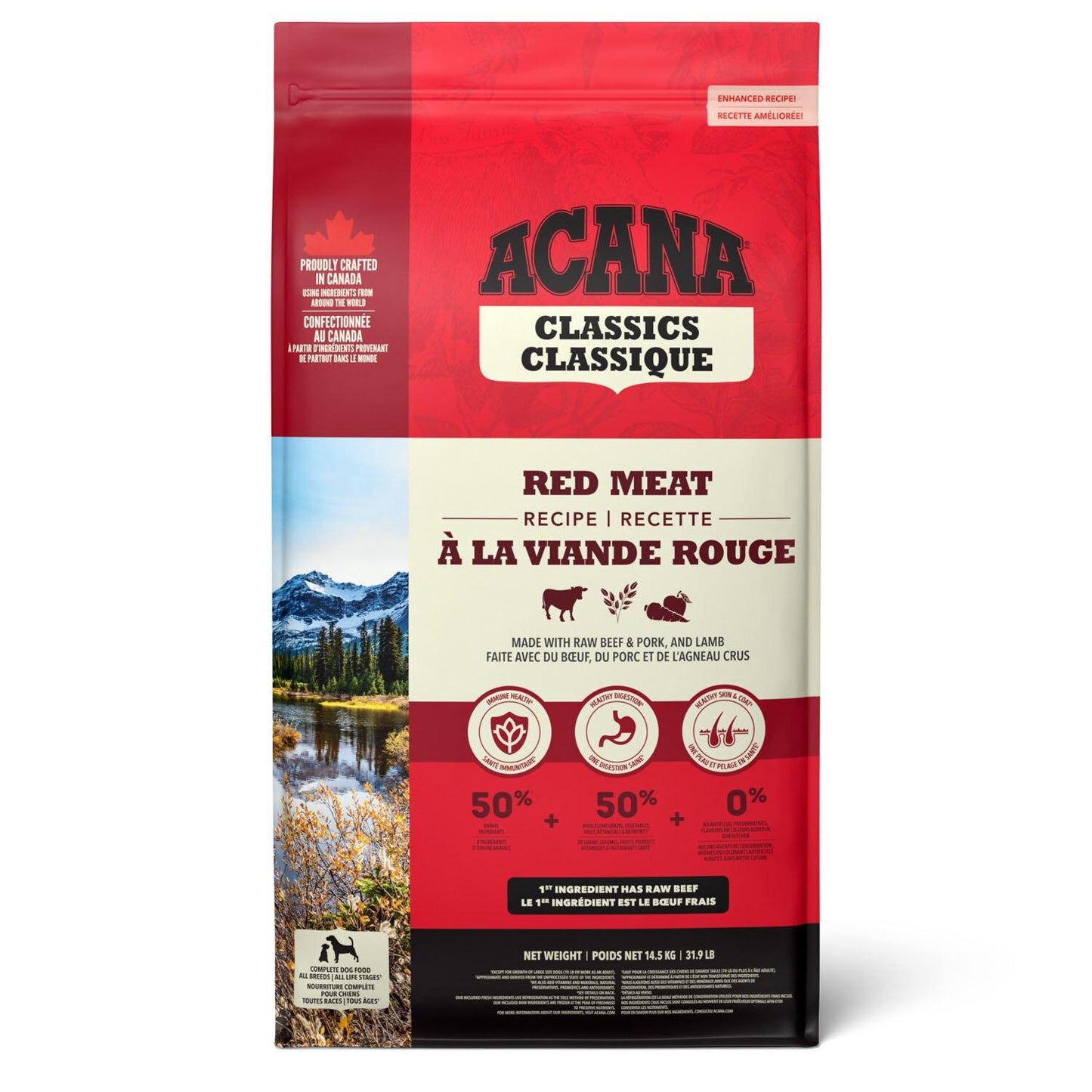 ACANA  GRAINS-LGE BREED RECEIPE 10.2KG