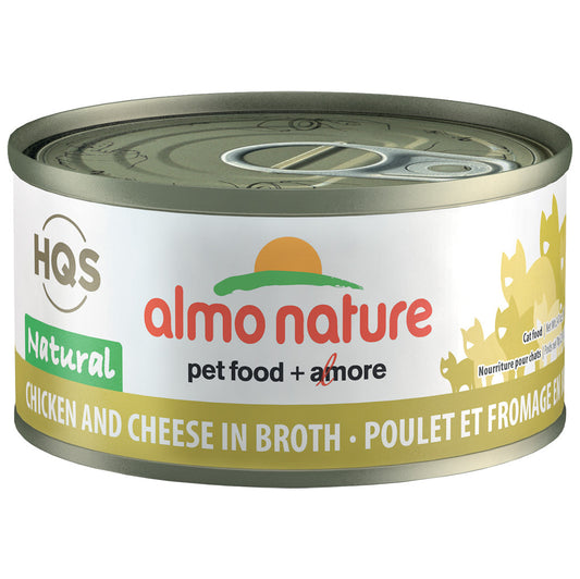 ALMO NATURE CKN/CHEESE 70GM.