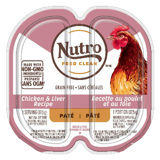 NUTRO CAT P.P CHICKEN & LIVER PATE 2.65OZ.