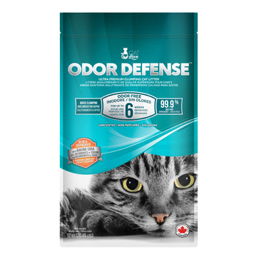 CAT LOVE ODOR DENSE CLUMPING UNSCENTED LITTER 12KG.