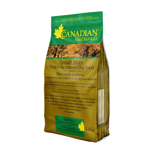 CANADIAN NATURALS DOG TURKEY & SALMON SM BITES 6.8KG.