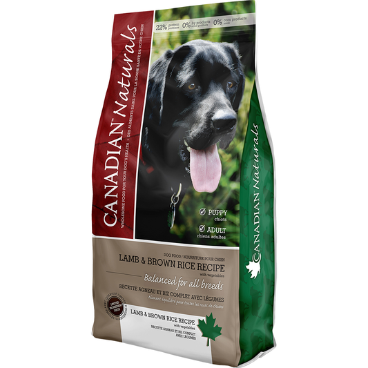 CANADIAN NATURALS DOG LAMB & RICE 11.3KG.