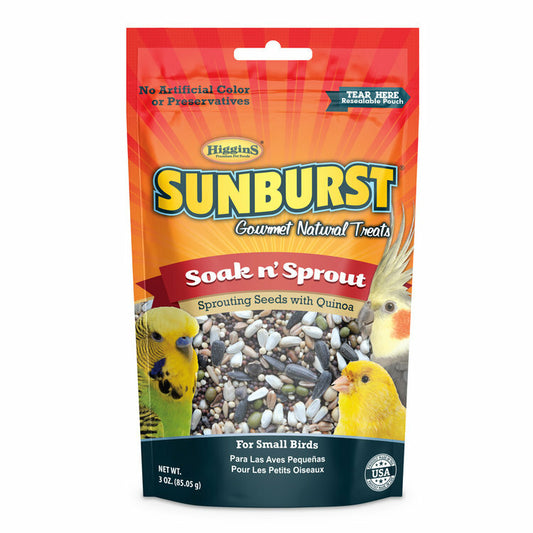 SUNBURST BIRD SOAK & SPROUT TREAT 3OZ.