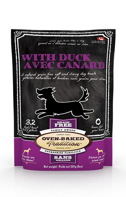 OVEN BAKED DOG TREAT GF - DUCK 8 OZ.