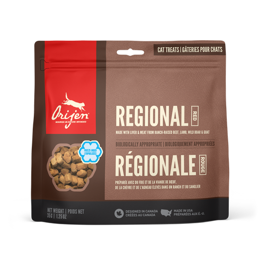 ORIJEN CAT TREAT REGIONAL RED 35GM.