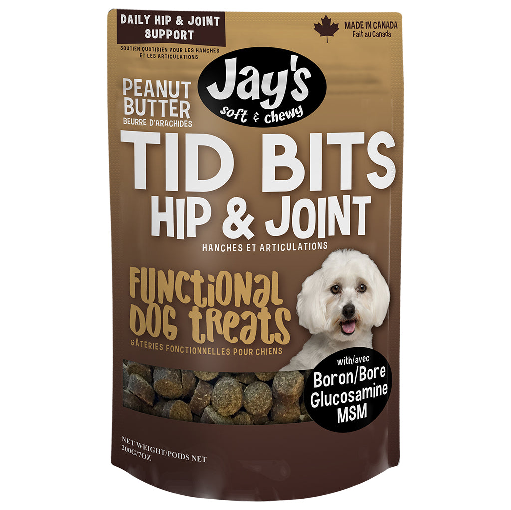 JAYS TID BITS PEANUT BUTTER HIP & JOINT 200G.