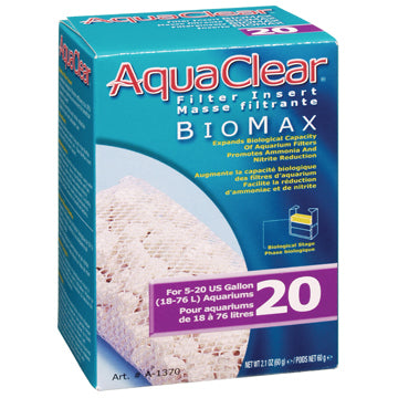 AQUACLEAR BIOMAX 20.