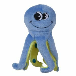 TENDER TUFF CURLY LEG OCTOPUS DOG TOY.