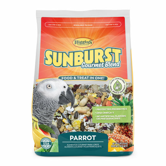 SUNBURST PARROT FOOD 3LB.