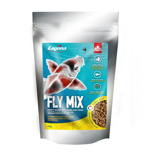 LAGUNA FLY MIX KOI & POND FISH FOOD BASED FOOD  750G