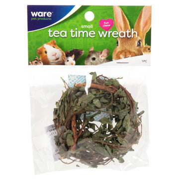 WARE SM ANIMAL TEA TIME WREATH SM.