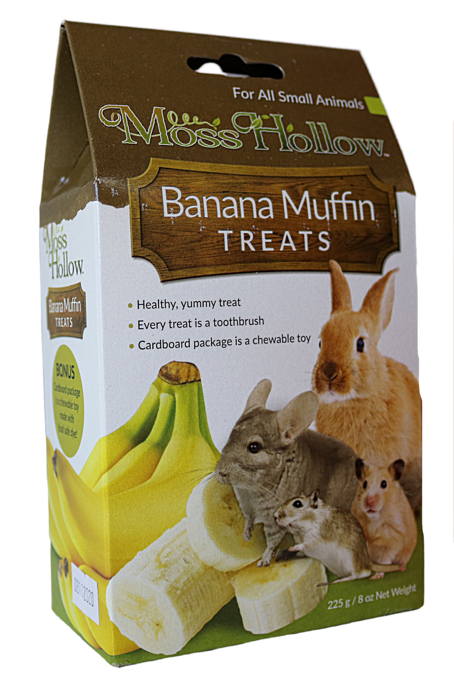 MOSS HOLLOW BANANA MUFFIN TREATS 225G.