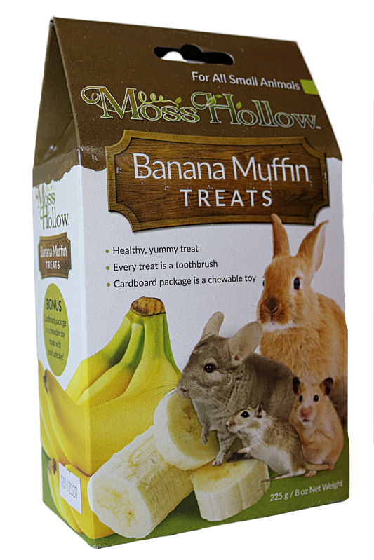 MOSS HOLLOW BANANA MUFFIN TREATS 225G.