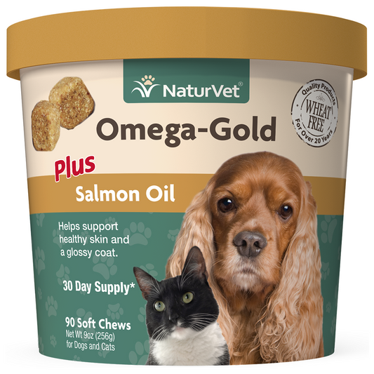 NATURVET OMEGA GOLD SOFT CHEW 90CT.