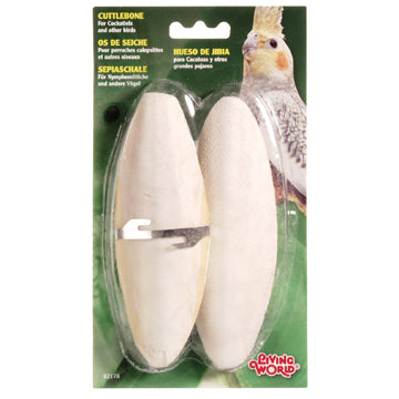 LIVING WORLD CUTTLEBONE 2PC LG.