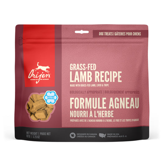 ORIJEN DOG TREAT LAMB 92G.