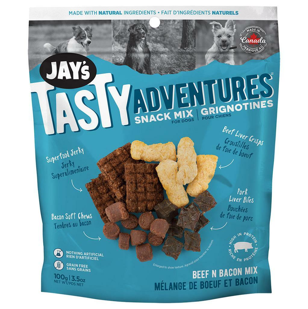 JAYS TASTY ADVENTURE BACON SNACK MIX 100G.