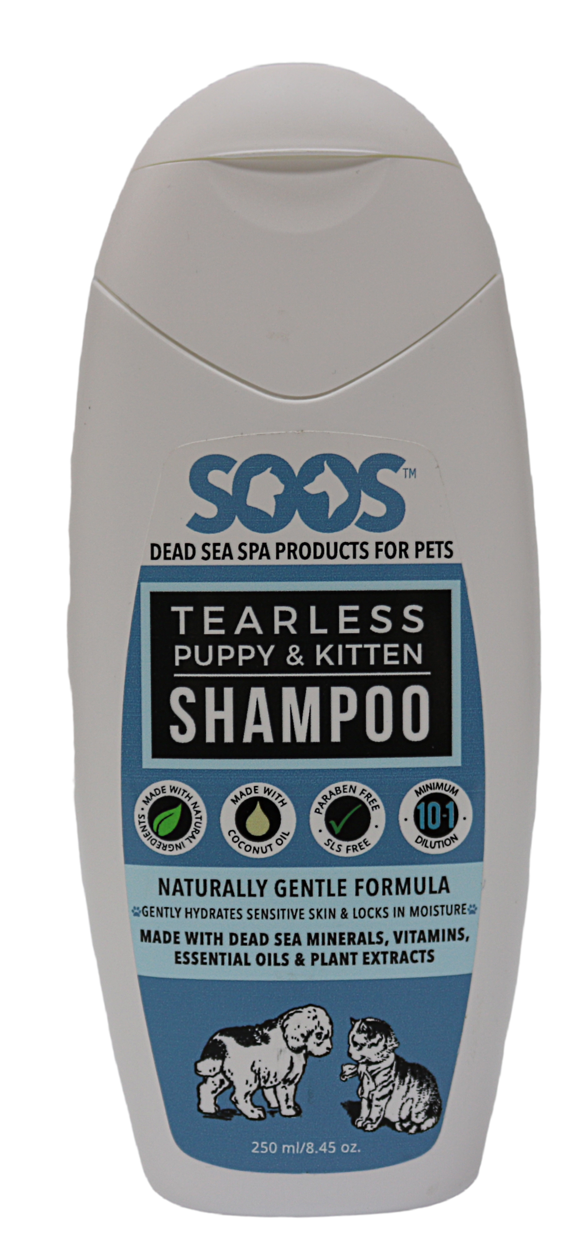 SOOS SHAMPOO TEARLESS PUPPY & KITTEN 250ML.