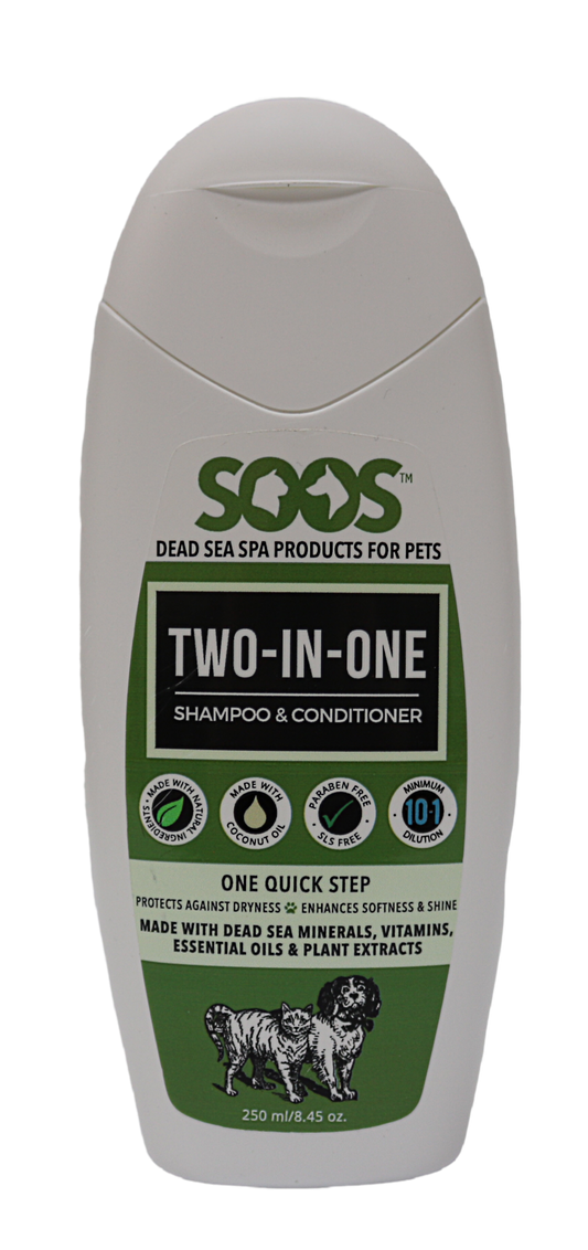 SOOS SHAMPOO & CONDITIONER 2-IN-1 250ML.