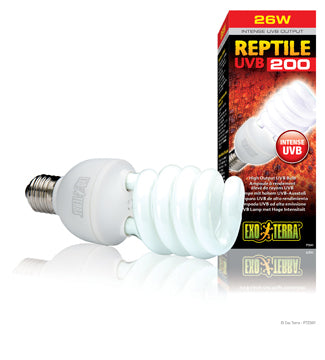 EXO TERRA REPTILE UVB200 HIGH OUTPUT 26W.