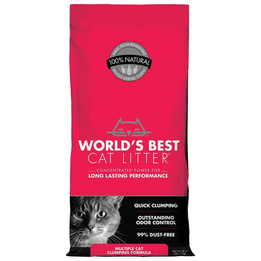 WORLDS BEST MULTICAT CLUMPING LITTER 12.70KG.