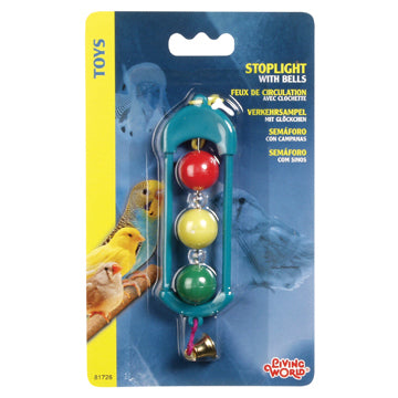 LIVING WORLD PLASTIC HALF BALL W/ BELLS.