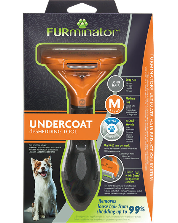 FURMINATOR LONG HAIR DESHEDDING TOOL MED.