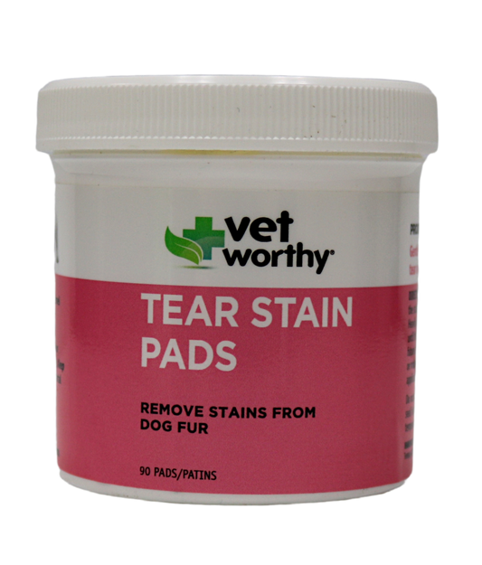 VET WORTHY TEAR STAIN PADS 90CT.