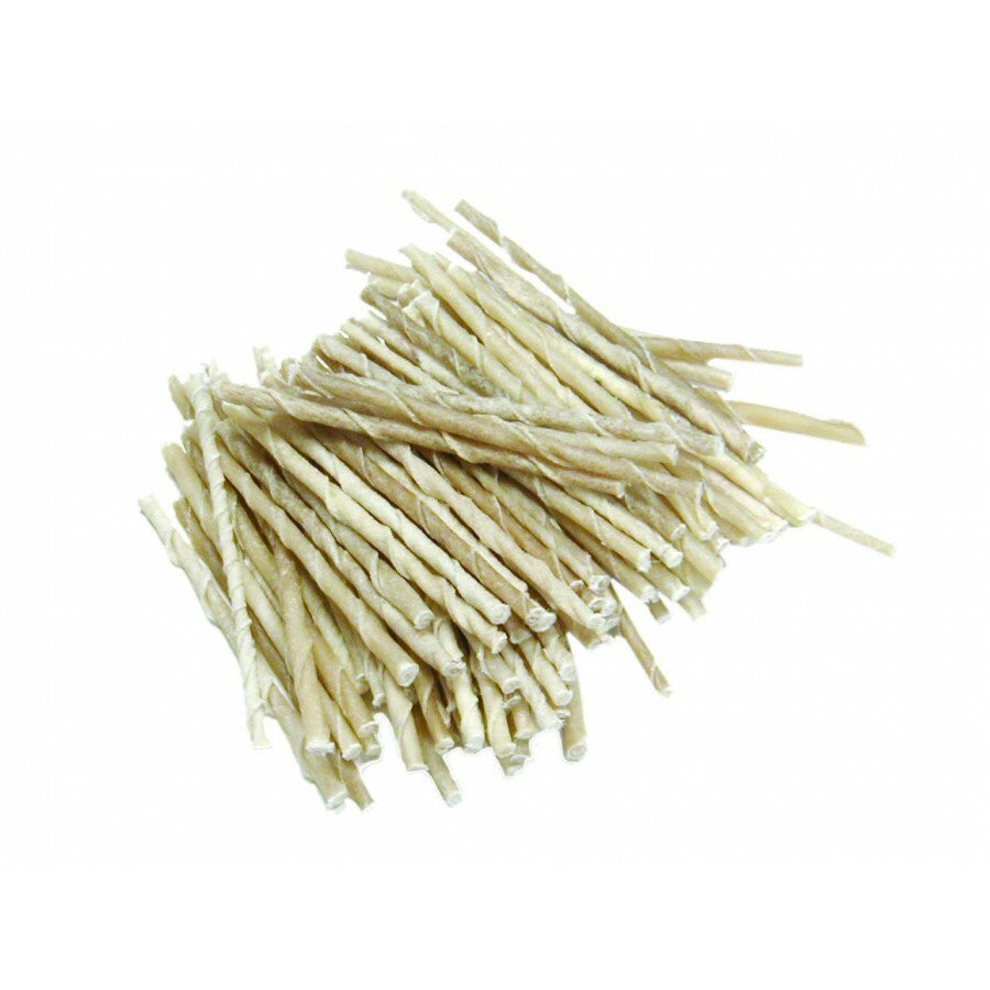 DOGIT WHITE BEEFHIDE CHEW STICKS 5IN.