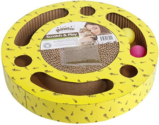 PAWISE ROUND CAT SCRATCHER.