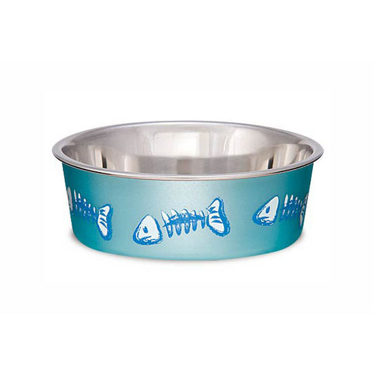 BELLA BOWL SKELETON DESIGN BLUE XS.