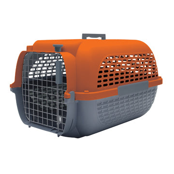 DOGIT VOYAGEUR CARRIER ORANGE/CHARCOAL - SM (19X12.8X11)