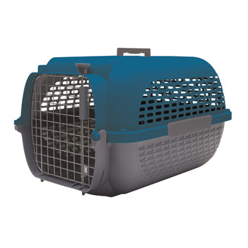 DOGIT VOYAGEUR CARRIER BLUE/CHARCOAL - MED (22X14.8X12)