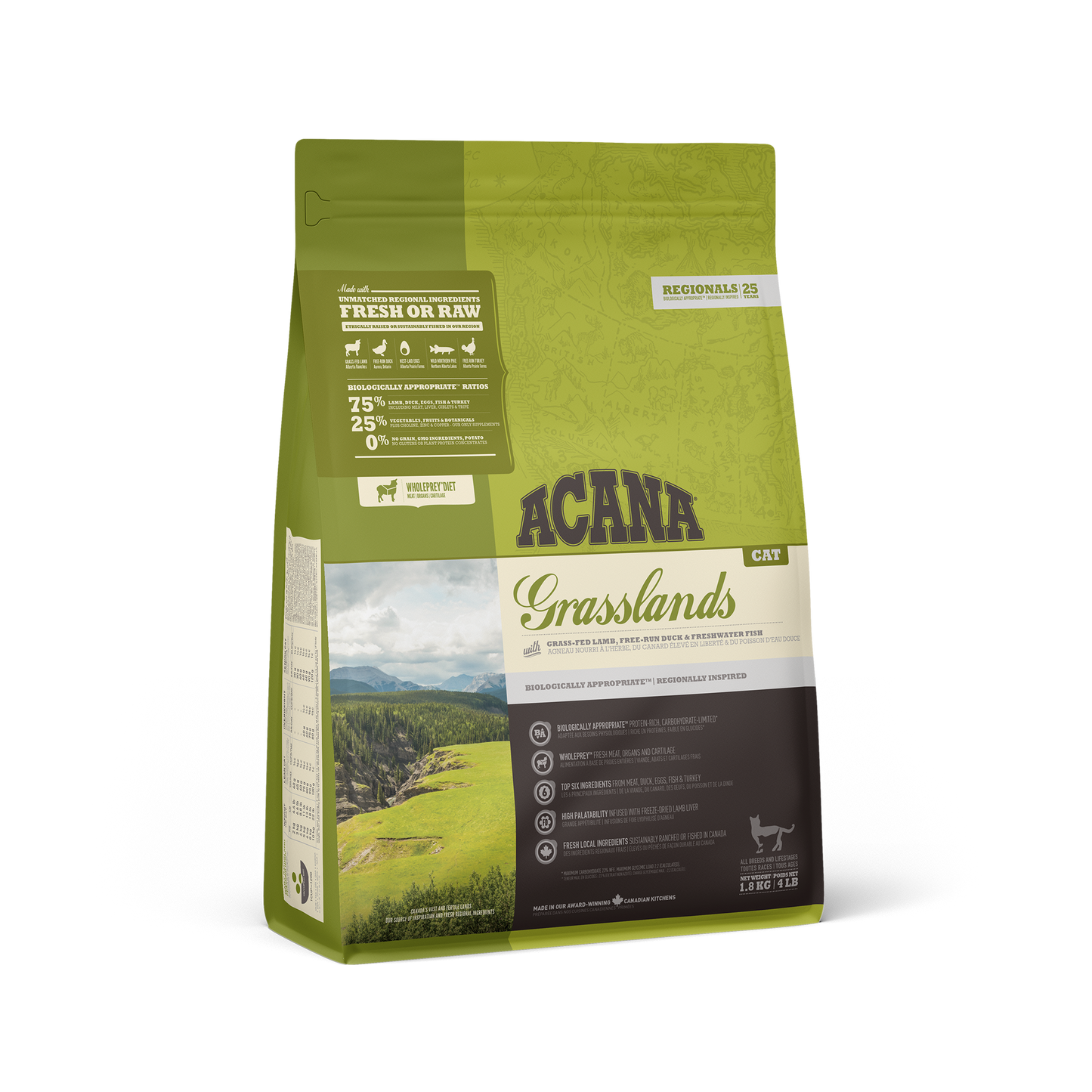 ACANA REGIONALS CAT GRASSLANDS 1.8KG.