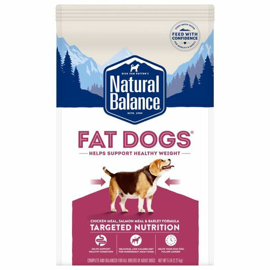 NATURAL BALANCE FAT DOG LOW CAL CKN & SALMON 2.27KG