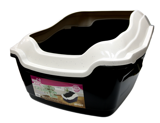 HELLO KITTY HIGH BACK LITTER PAN W/RIM.