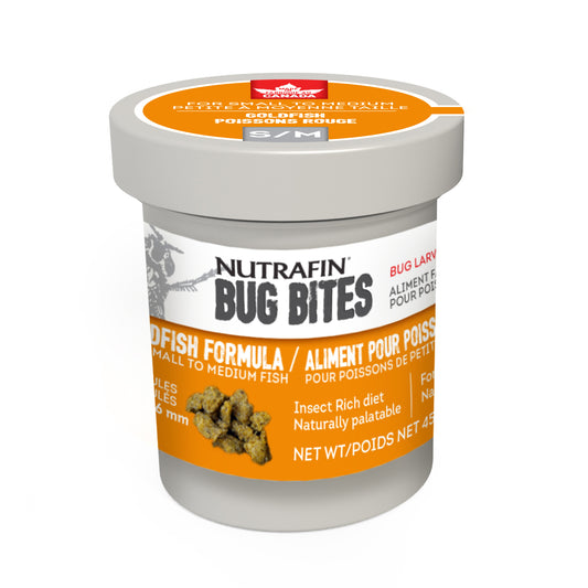 NUTRAFIN BUG BITES GOLDFISH FORMULA SM 45G.