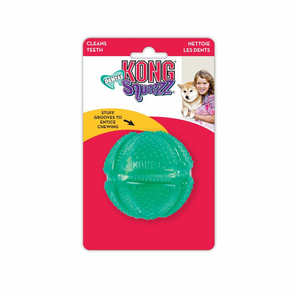 KONG SQUEEZZ DENTAL BALL MED