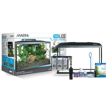 MARINA 10G LED AQUARIUM KIT.