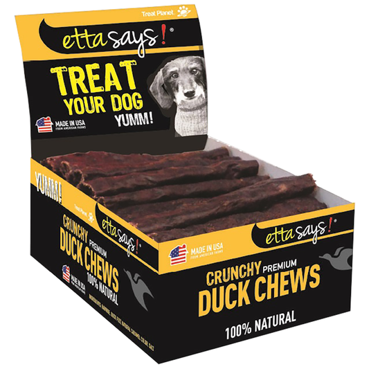 ETTA CRUNCHY DUCK  CHEWS 4IN.