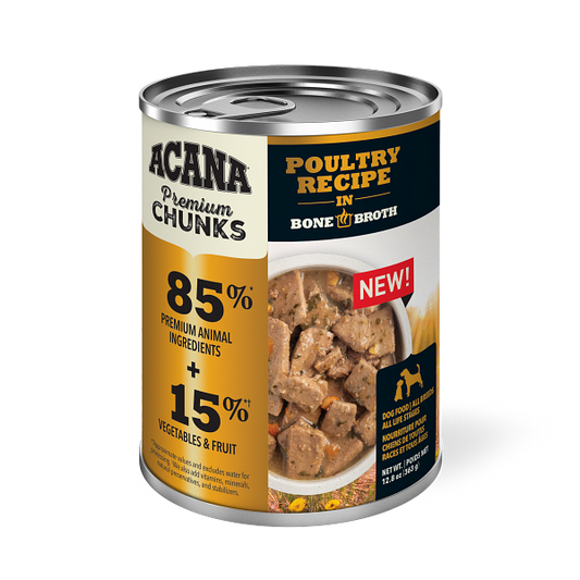 ACANA POULTRY IN BONE BROTH 363G