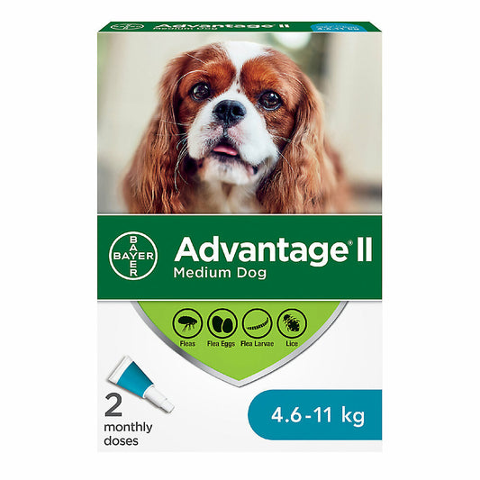 ADVANTAGE 2 F/MED DOG  4.6-11KG