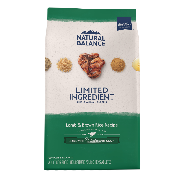 NATURAL BALANCE DOG LAMB & RICE 11.8KG.