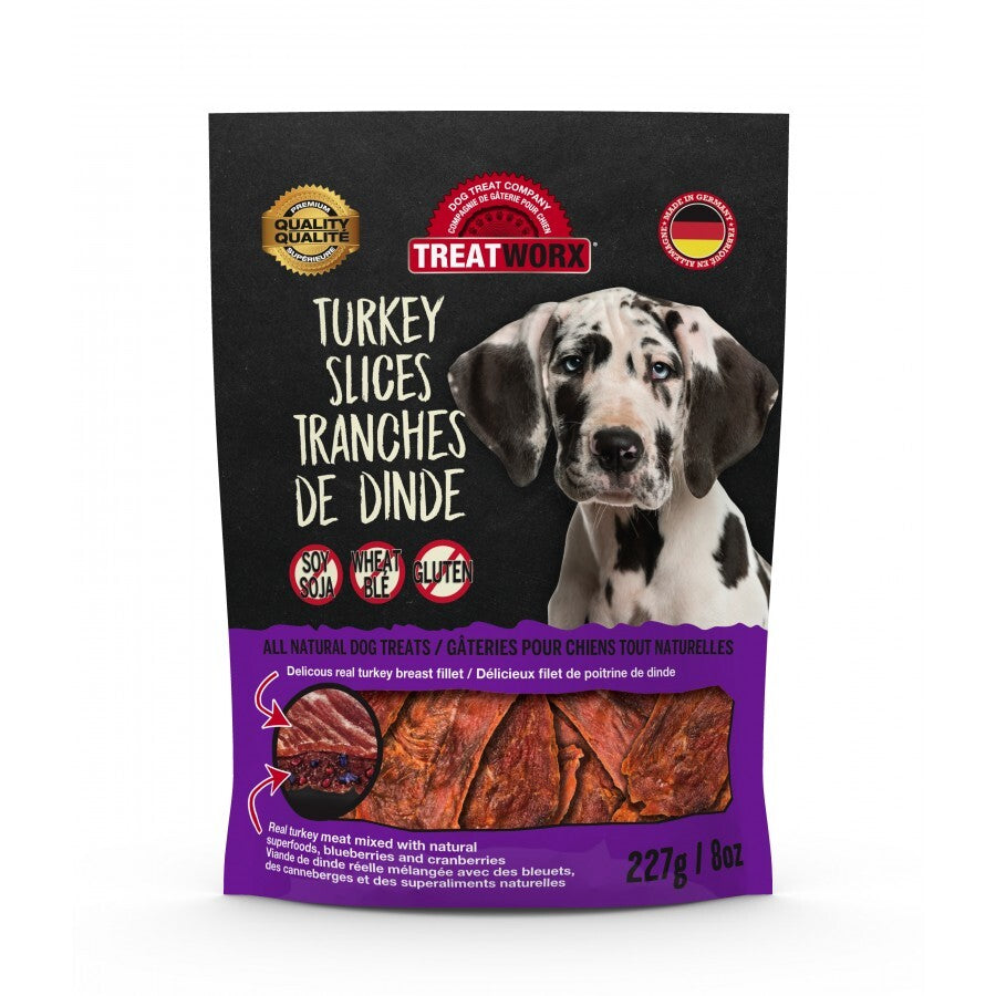 TREATWORX TURKEY SLICES 227 G .